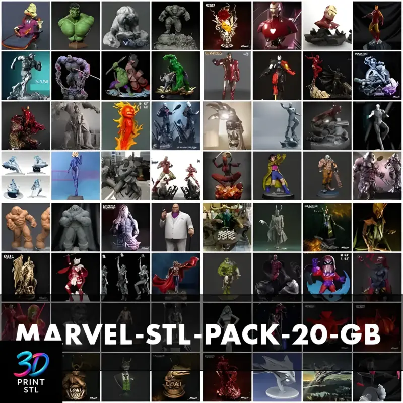 Marvel Pack | STL File for 3D Printing