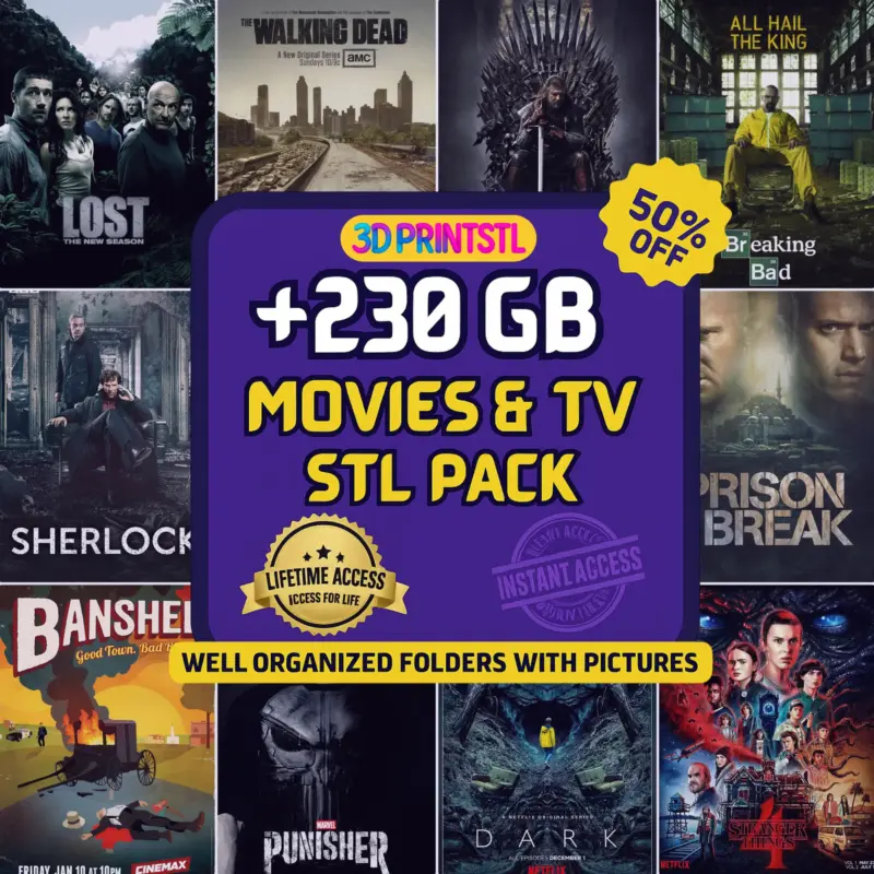 The Ultimate 3D Model Mega Bundle | 2025 STL Pack - Image 9