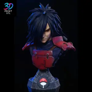 Madara Uchiha Bust Naruto Shippuden | 3D Print File | STL