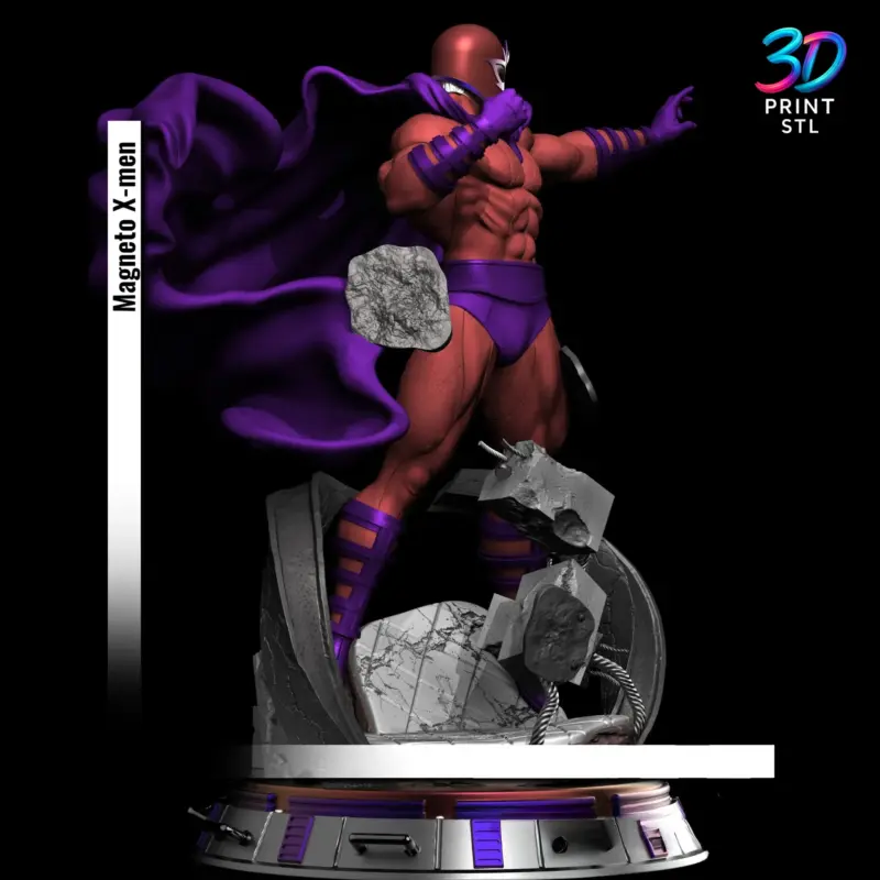 Magneto X-Men | STL for 3D Printers - Image 2