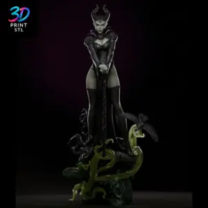 Maleficent Disney | 3D Print Model | STL