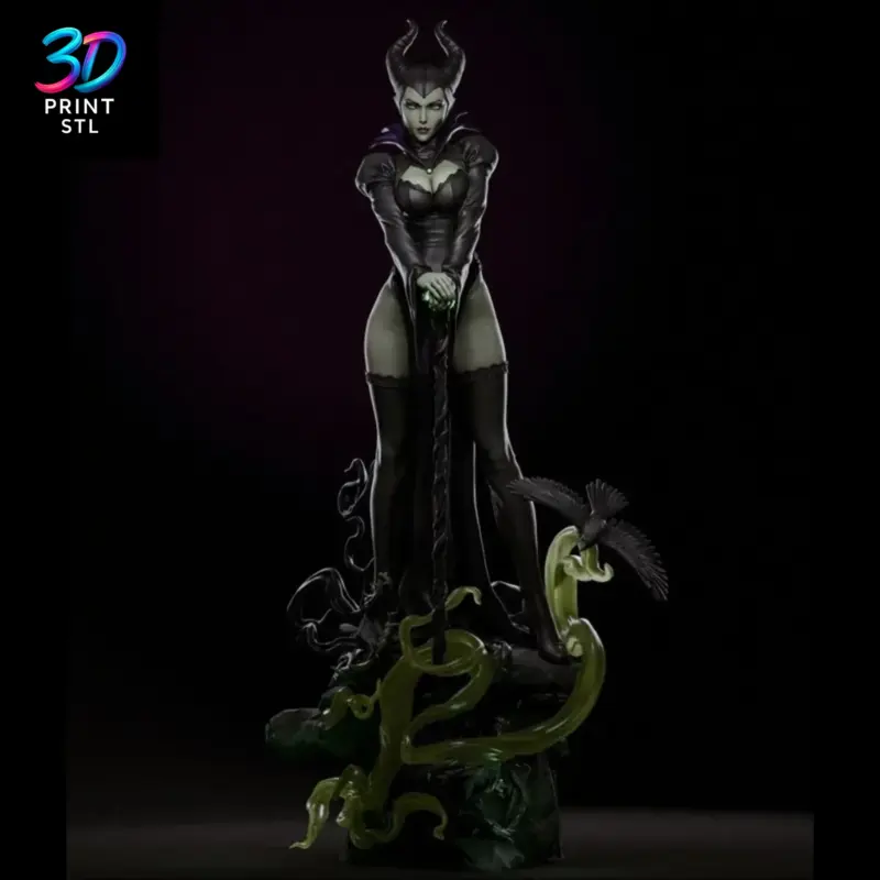 Maleficent Disney | 3D Print Model | STL