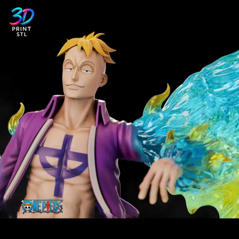 Marco the Phoenix Figure One Piece | 3D Print File | STL - Image 2