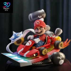 Mario Kart Figure | 3D Print Model | STL