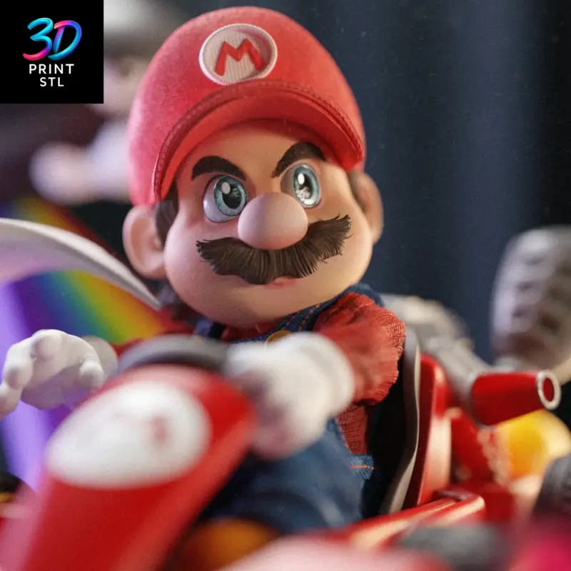 Mario Kart Figure | 3D Print Model | STL - Image 2