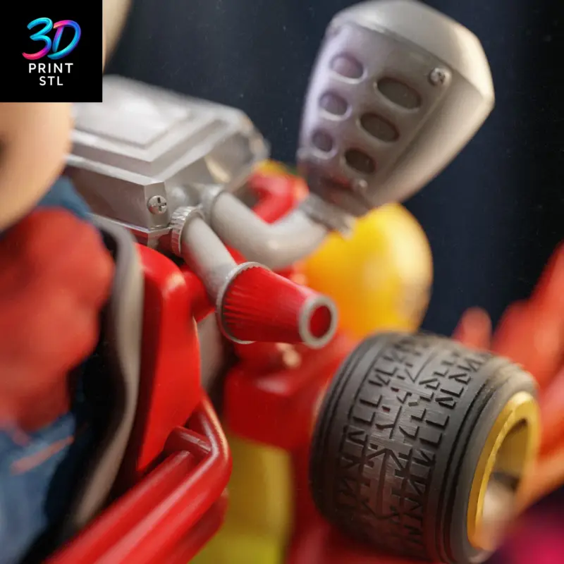 Mario Kart Figure | 3D Print Model | STL - Image 4