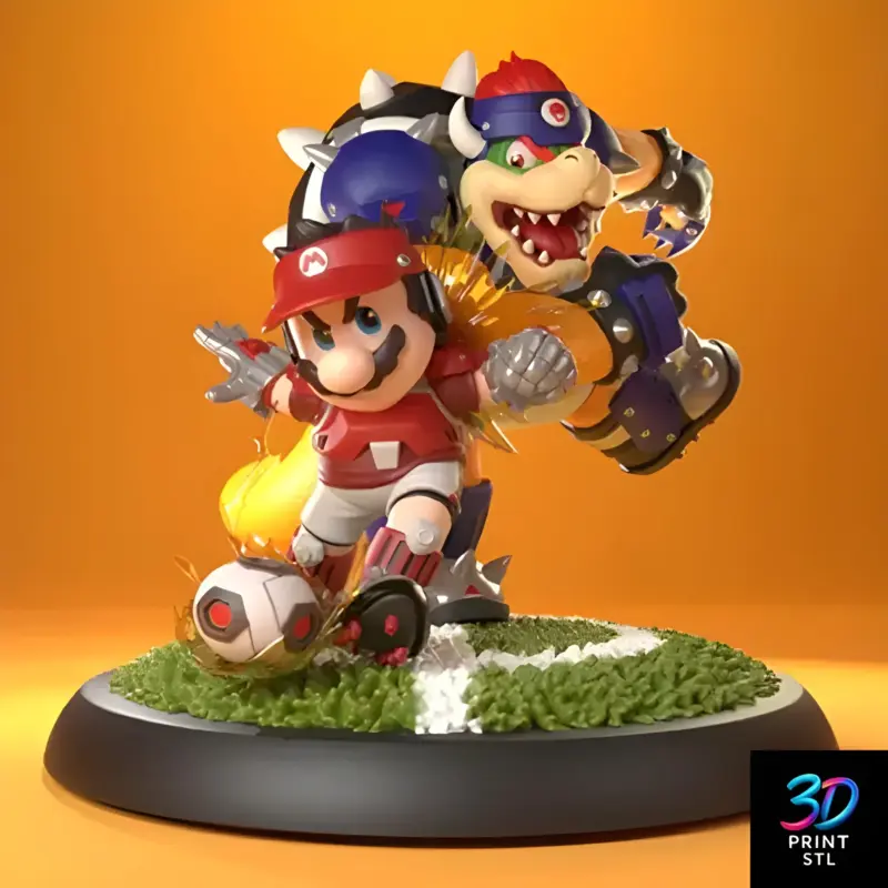 Mario vs Bowser | STL for 3D Printers - Image 4
