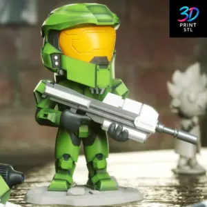 Master Chief Chibi Halo | STL for 3D Printers