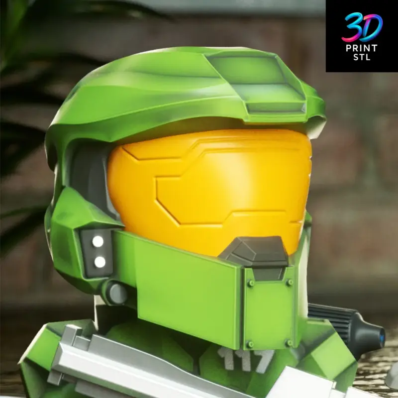 Master Chief Chibi Halo | STL for 3D Printers - Image 2