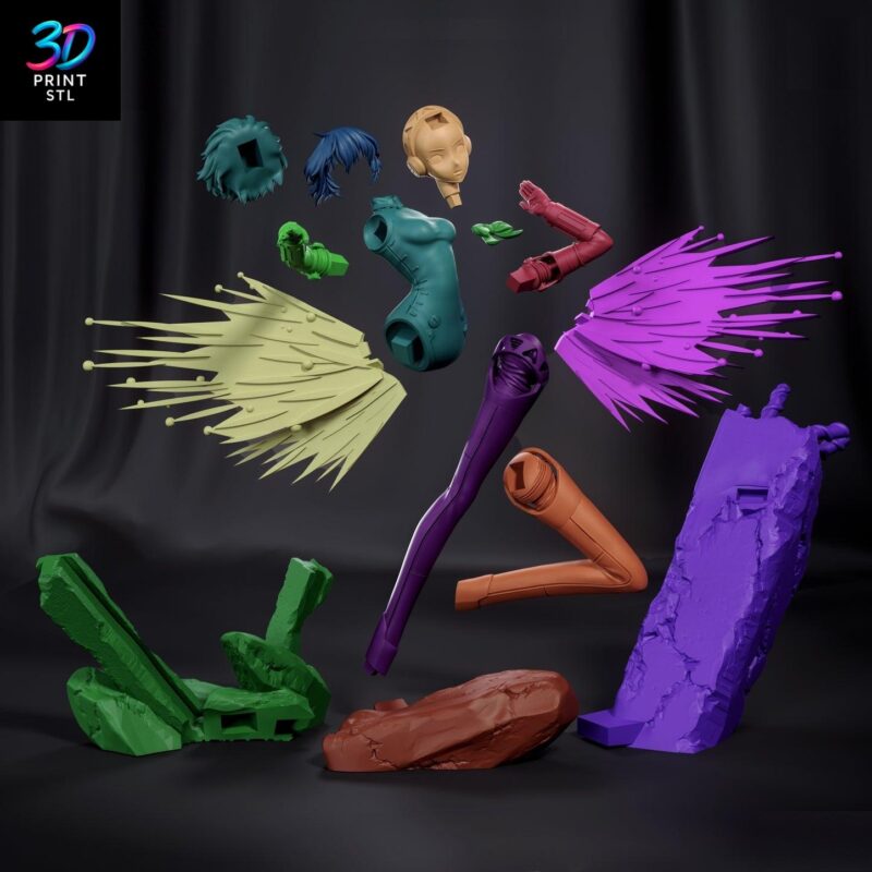 Aigis Megami Tensei | 3D Print File | STL - Image 7