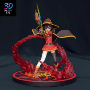Megumin Figure Konosuba | 3D Print Model | STL