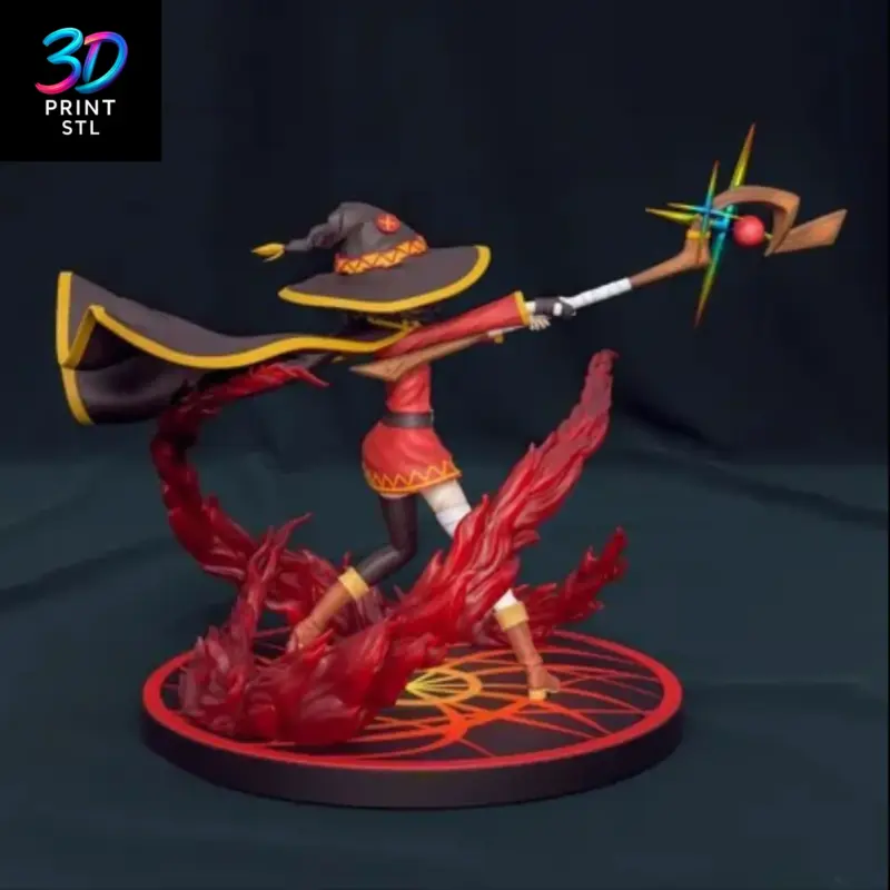 Megumin Figure Konosuba | 3D Print Model | STL - Image 3