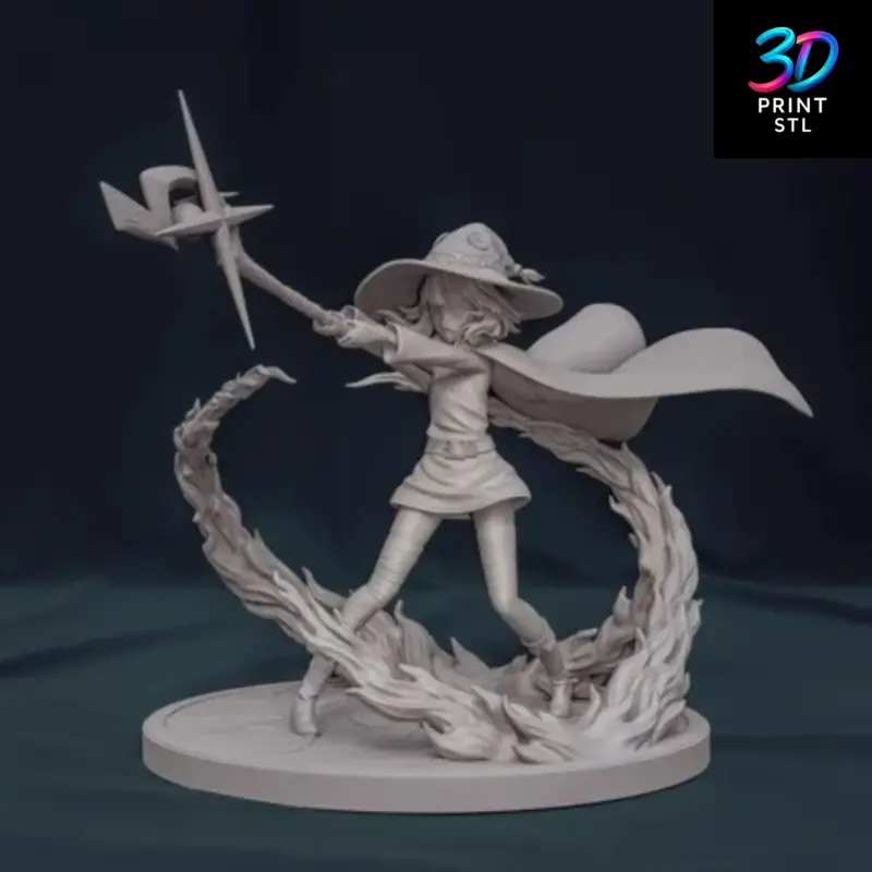 Megumin Figure Konosuba | 3D Print Model | STL - Image 5