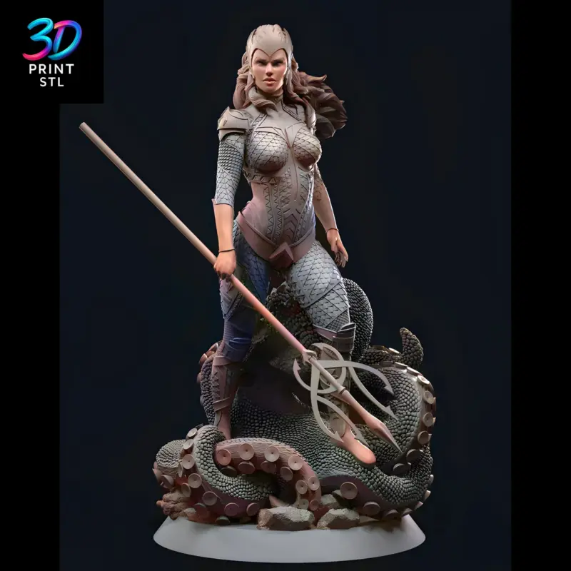 Mera Aquaman | 3D Print File | STL