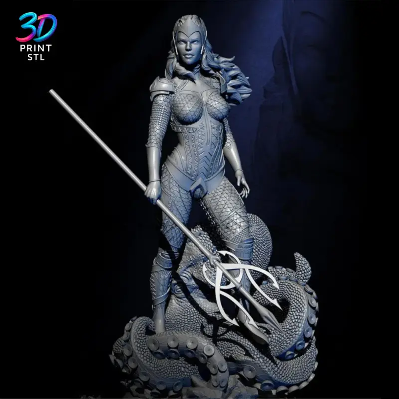 Mera Aquaman | 3D Print File | STL - Image 2