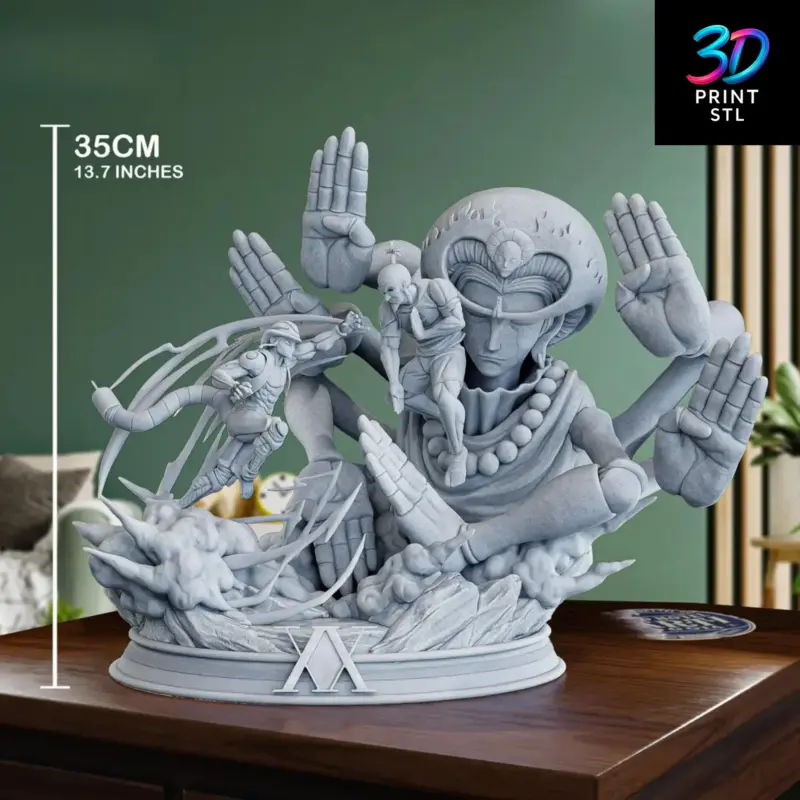 Meruem vs Netero Diorama Hunter x Hunter | 3D Print File | STL - Image 6