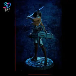 Mikasa Ackerman Attack on Titan | 3D Print Model | STL
