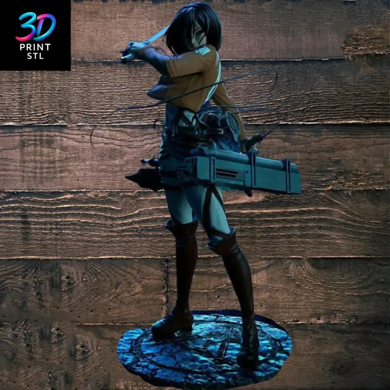 Mikasa Ackerman Attack on Titan | 3D Print Model | STL - Image 7