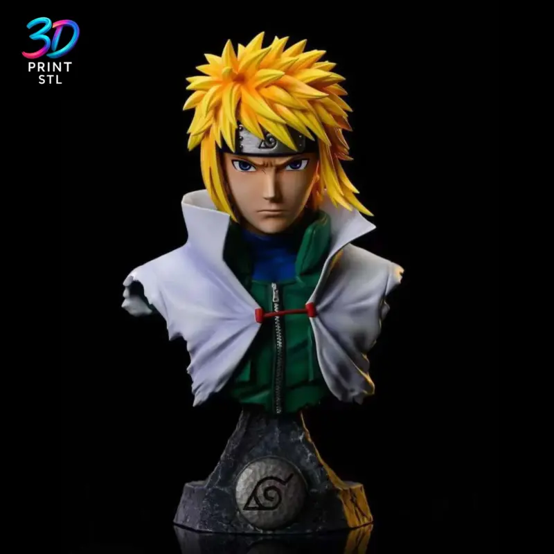 Minato Namikaze Bust Naruto | 3D Print File | STL