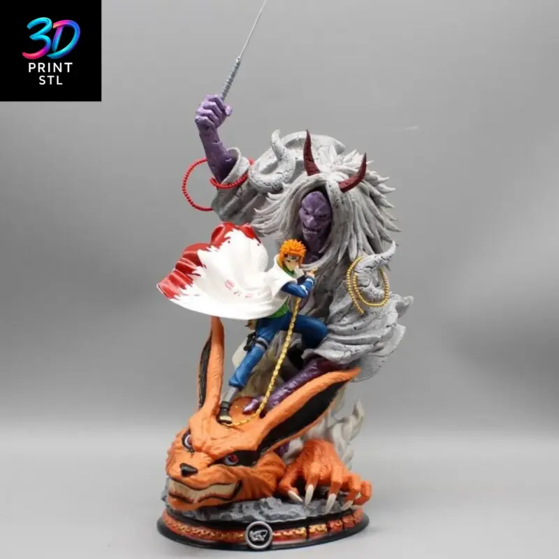 Minato Namikaze Diorama Naruto | 3D Print File | STL - Image 3