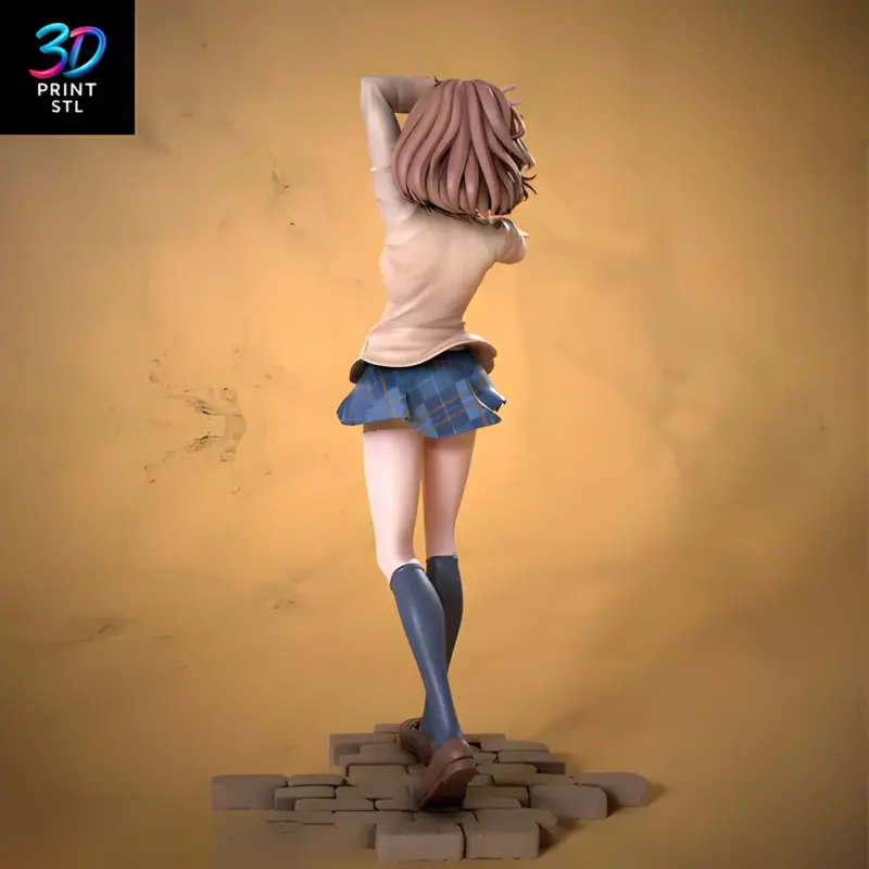 Misaka Mikoto | 3D Print File | STL - Image 3