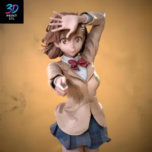Misaka Mikoto | 3D Print File | STL