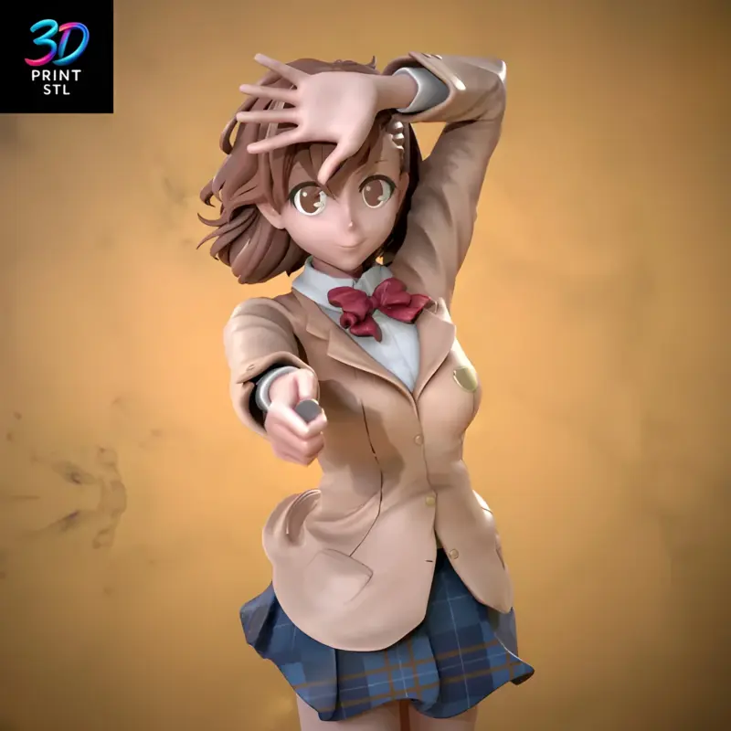 Misaka Mikoto | 3D Print File | STL