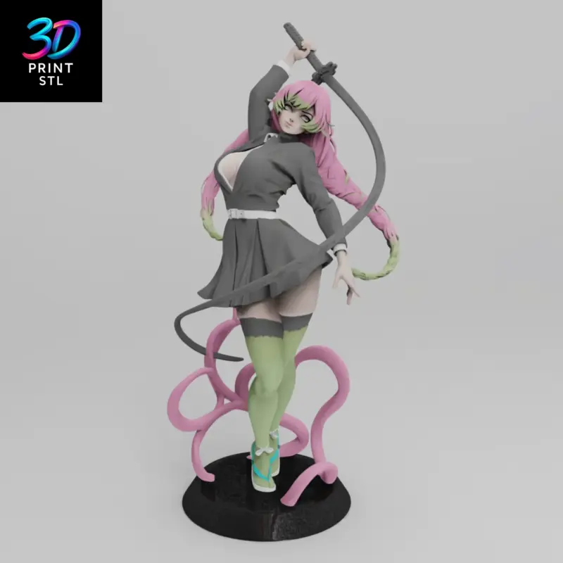 Mitsuri Kanroji Figure Demon Slayer | 3D Print Model | STL - Image 2