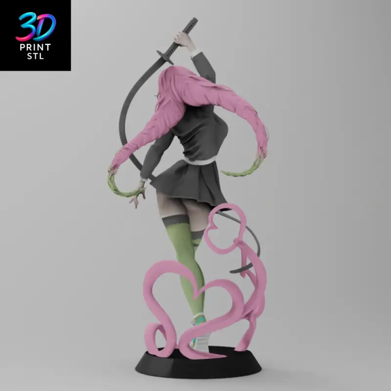 Mitsuri Kanroji Figure Demon Slayer | 3D Print Model | STL - Image 3