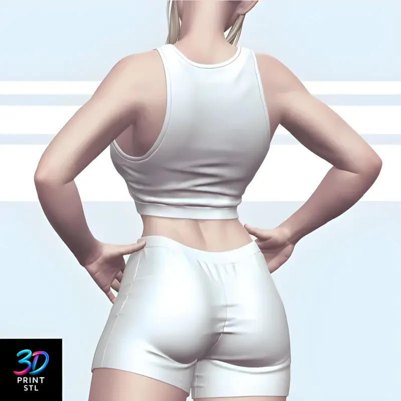 Modern Girl | 3D Print File | STL - Image 4