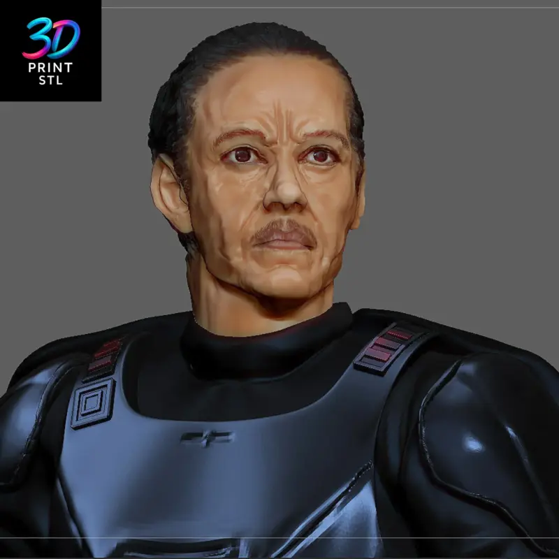 Moff Gideon Star Wars | 3D Print Model | STL - Image 5