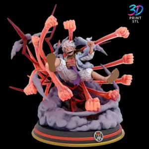 Luffy Gear 5 Figure One Piece | STL for 3D Printers
