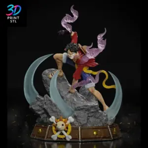 Monkey D. Luffy Figure One Piece | 3D Print File | STL