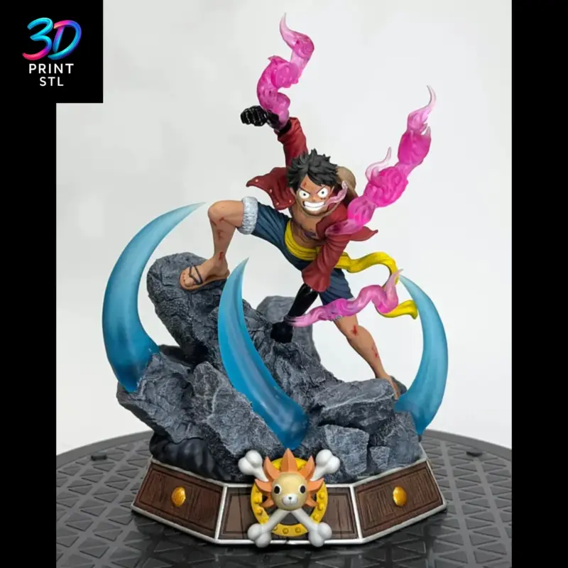 Monkey D. Luffy Figure One Piece | 3D Print File | STL - Image 2
