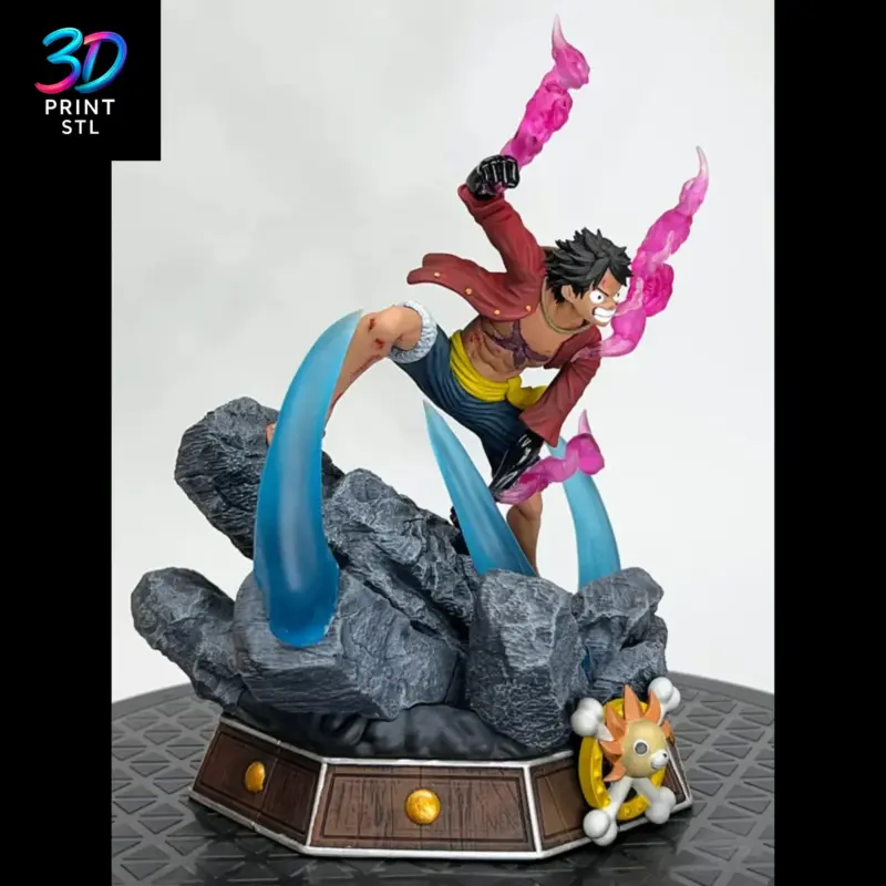 Monkey D. Luffy Figure One Piece | 3D Print File | STL - Image 3