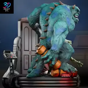 Mike and Sully Monsters Inc | STL for 3D Printers