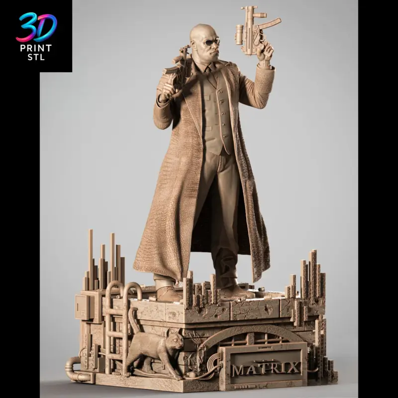 Morpheus The Matrix | 3D Print Model | STL - Image 2