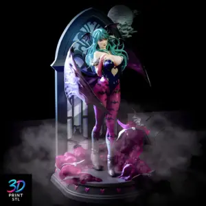 Morrigan Aensland Darkstalkers | STL for 3D Printers