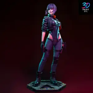 Motoko Kusanagi Ghost in the Shell | STL for 3D Printers