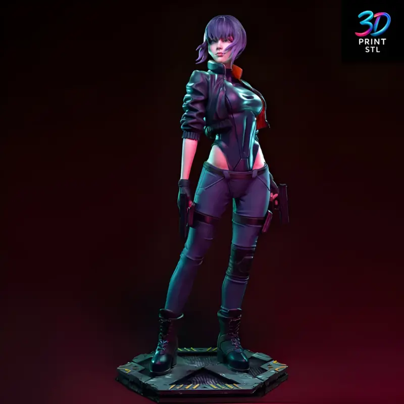 Motoko Kusanagi Ghost in the Shell | STL for 3D Printers