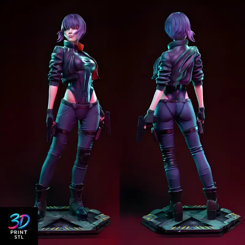 Motoko Kusanagi Ghost in the Shell | STL for 3D Printers - Image 2