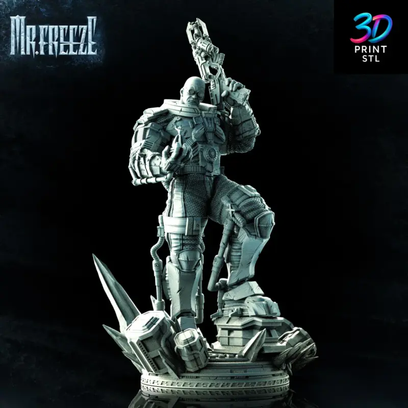 Mr. Freeze DC Comics | STL File for 3D Printing - Image 3