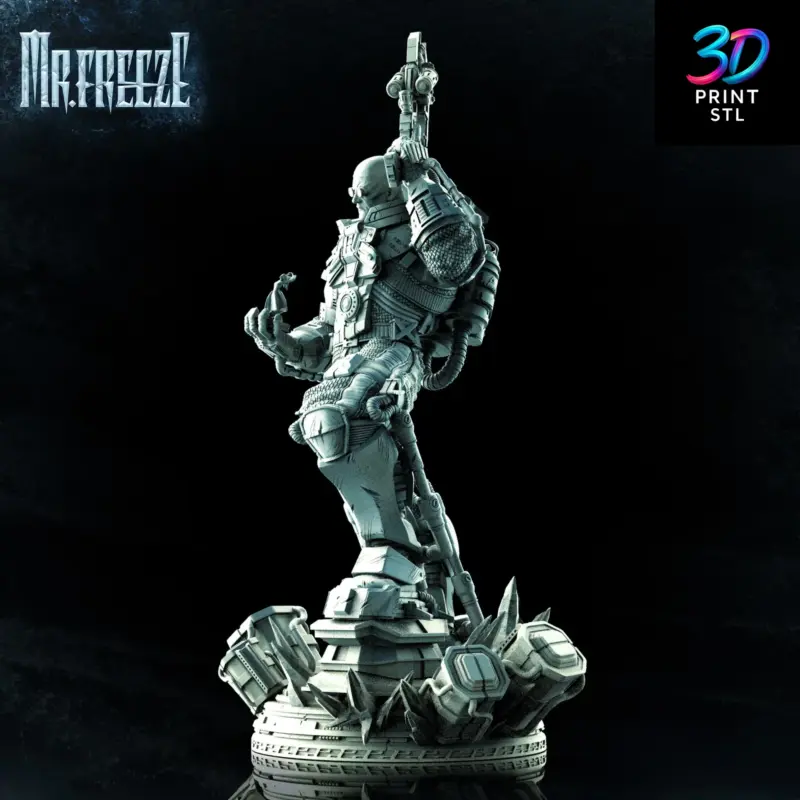 Mr. Freeze DC Comics | STL File for 3D Printing - Image 4