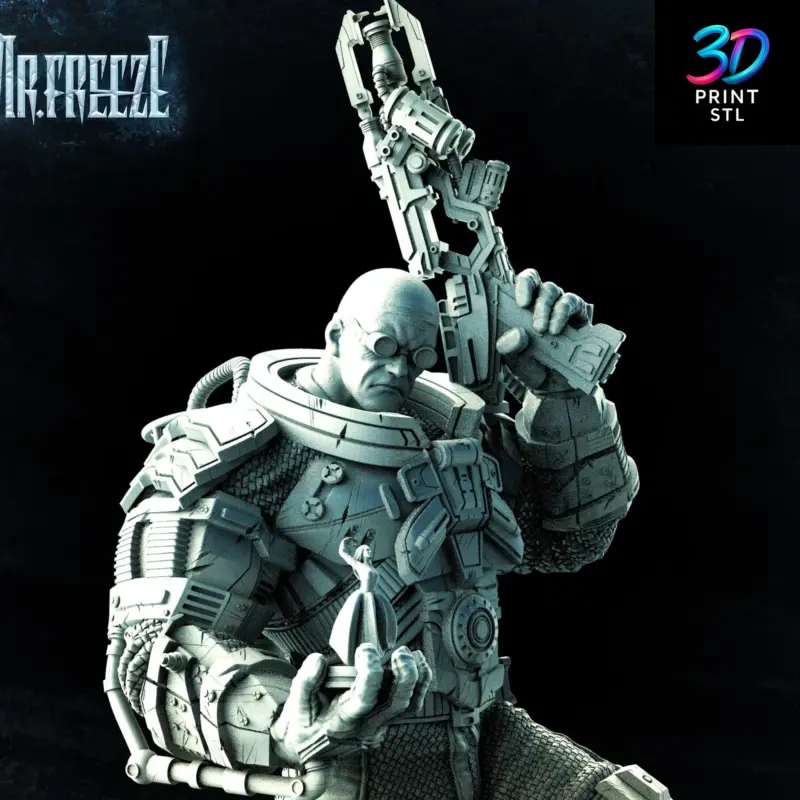 Mr. Freeze DC Comics | STL File for 3D Printing - Image 6
