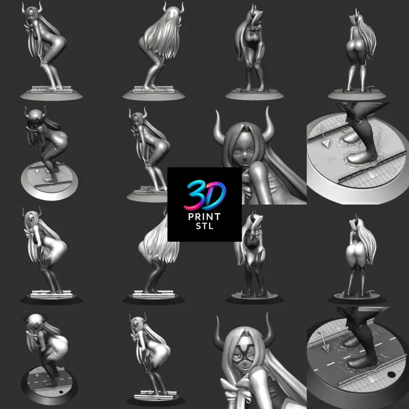 Mt. Lady My Hero Academia | 3D Print File | STL - Image 3