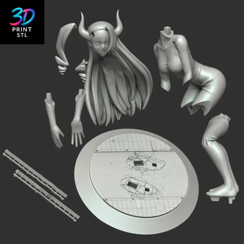 Mt. Lady My Hero Academia | 3D Print File | STL - Image 4