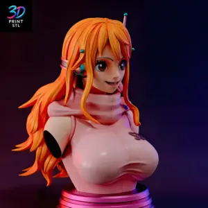 Nami Bust One Piece | 3D Print File | STL