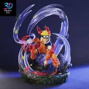Naruto Nine-Tails Mode Naruto Shippuden | 3D Print File | STL
