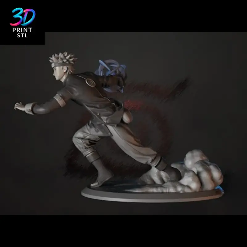 Naruto Rasengan Figure Naruto | 3D Print File | STL - Image 3