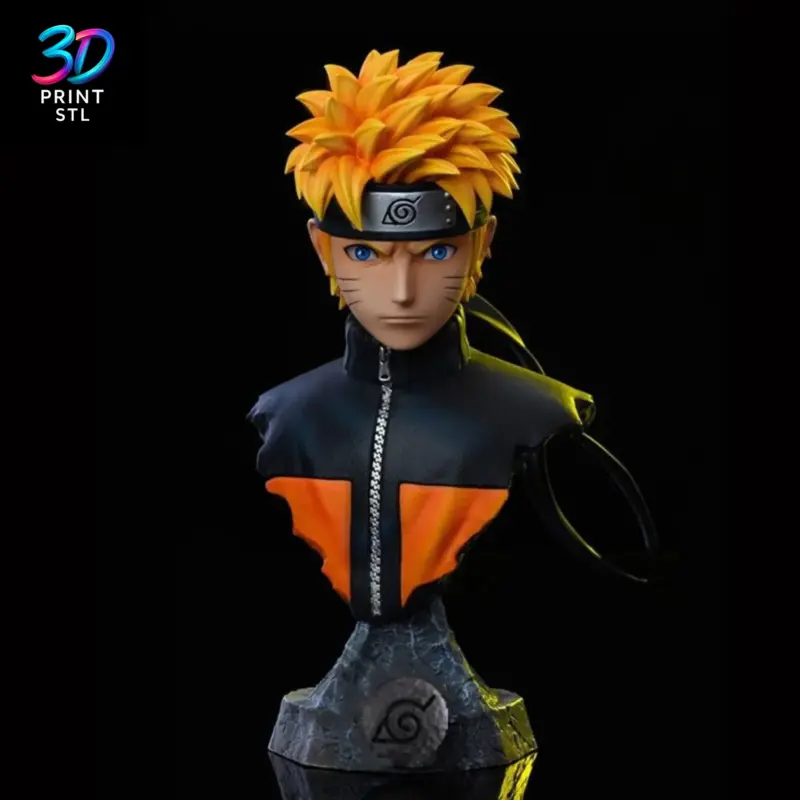 Naruto Uzumaki Bust Naruto Shippuden | 3D Print Model | STL